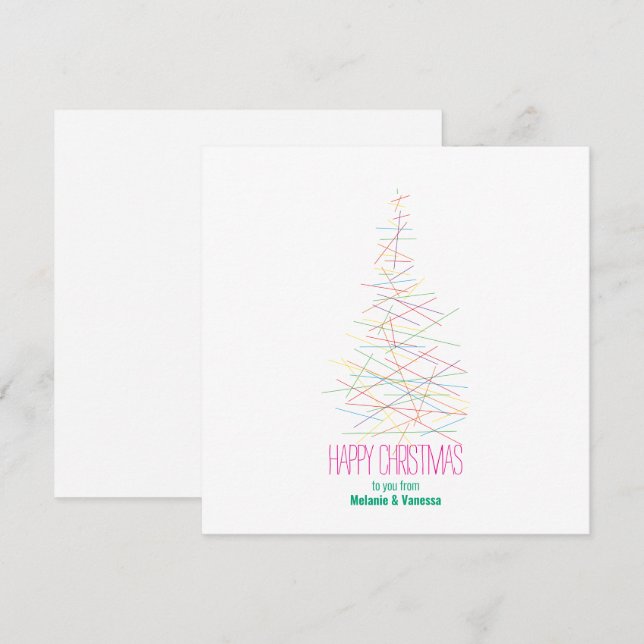 Minimalistic Gay Christmas (Fram/baksida)