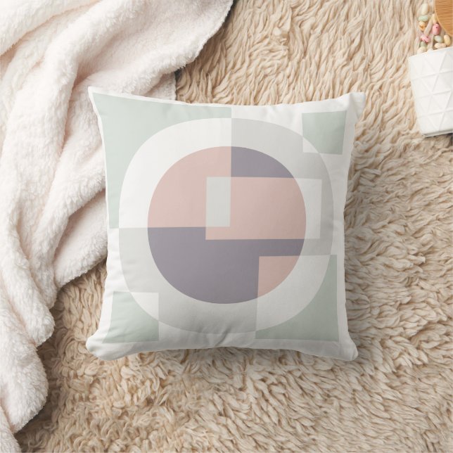 Minimalistic Geometric Kudde (Filt)