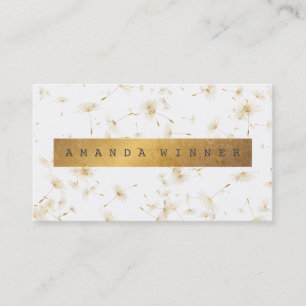 Minimalistic Grungy guld- maskroskonfettiar Vip Visitkort