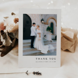 Minimalistic Modern Custom Wedding Photo Tack Kort