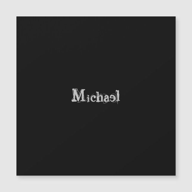 Minimalistic modern monogram name black white (Framsida)