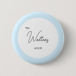 Minimalistic Wedding Button Knapp