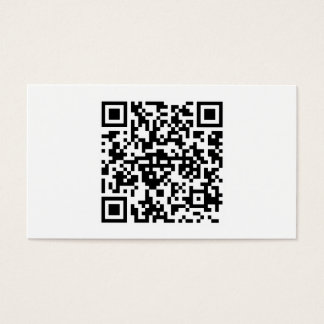 Minimalistische Visitenkarte (QR-Code und Name) Visitkort