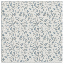 Minimalistisk 1940-tals Eukalyptus Skifferblå Kvis Tyg