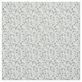 Minimalistisk 1940-tals Eukalyptus Skifferblå Kvis Tyg