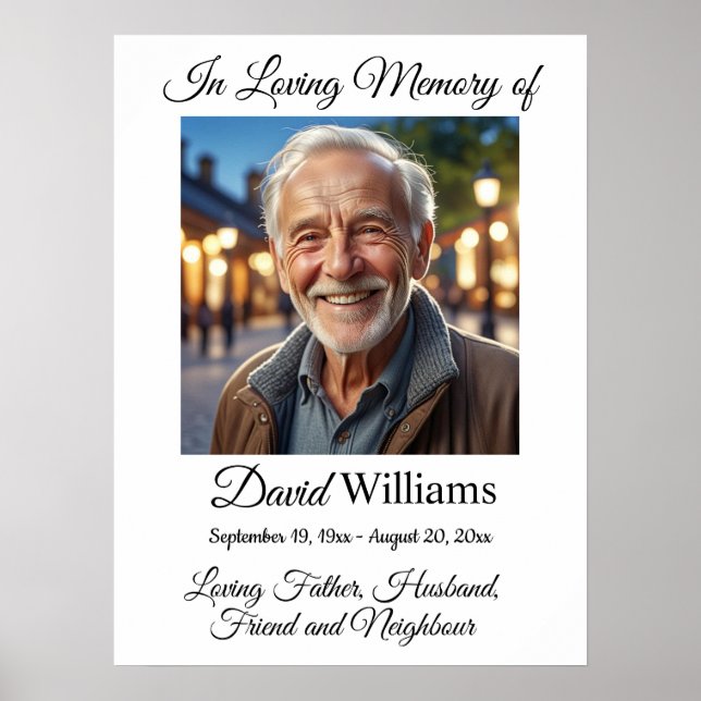 Minimalistisk 1 Speciell Fotofirande av Livet  Poster (Framsidan)