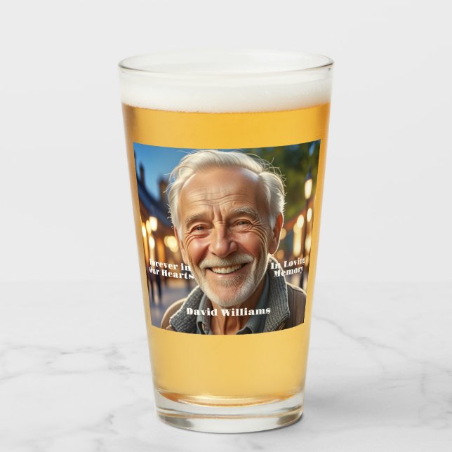 Minimalistisk 1 Speciellt foto Firande av Life Glaskopp (Framsida fylld)