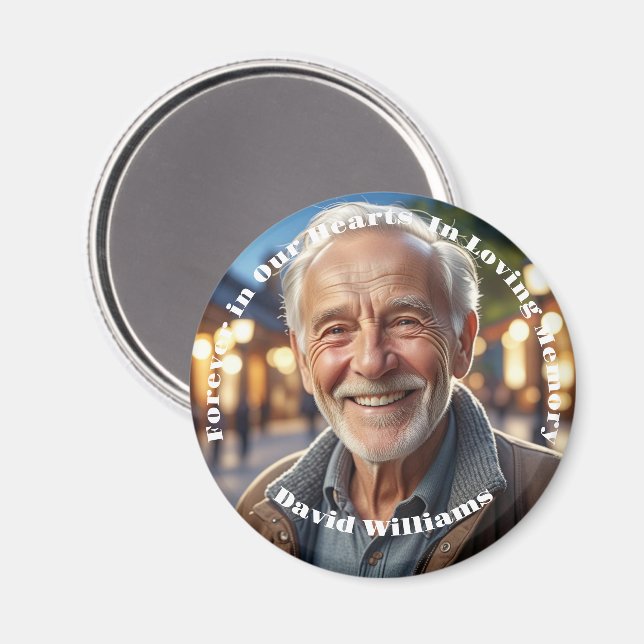 Minimalistisk 1 Speciellt foto Firande av Life Magnet (Front/Back)