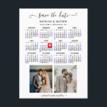 Minimalistisk 2-foto 2024-kalender Spara datumet Meddelande Vykort<br><div class="desc">2024 års minimalistkalender "Save the Date" - vykort med 2024 års kalender med 2 vackra foton. Låt er familj, vänner och kolleger veta att ni har fastställt ett datum för ert bröllop firande med detta kort för elegant. Om du vill flytta den Hjärtformade markören i Guld > klicka på blått...</div>