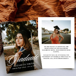 Minimalistisk 2 foton Tillkännagivande för student