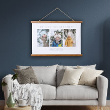 Minimalistisk 3-fotokollage för familjen
