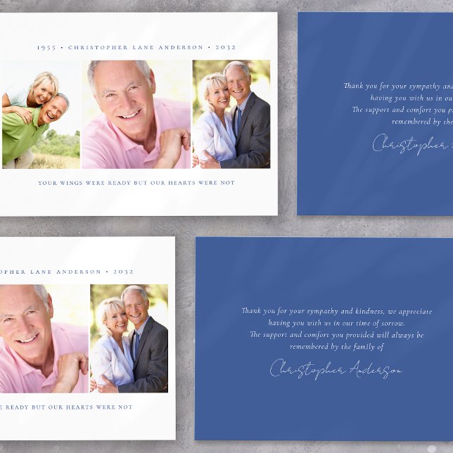 Minimalistisk 3-fotolymning tack kort (Skapare uppladdad)