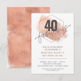 Minimalistisk 40-dagars inbjudan till Ro Guld