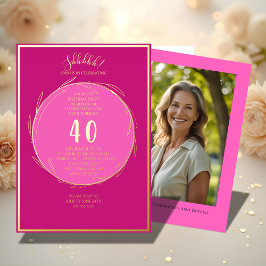 Minimalistisk 40:e Anpassningsbarnas fotoöverraskn