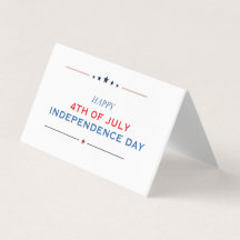 Minimalistisk 4:e juli självständighetsdag hälsnin