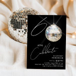 Minimalistisk 60:e Disco Boll-Födelsedagsfesten Inbjudningar<br><div class="desc">Fira milstolpen att vrida 60 med vår chic och minimalistisk 60:e Födelsedagsfest inbjudan! Inbjudan sätter punkt för ett minnesvärt firande, med siffrorna "60" med en unik tvist - "0" är ett gnistrande diskoteskt boll, som på trendiget visar svart bakgrund. Den moderna party-mallen kompletterad med elegantens calligraphy-skript-accents är tänd för att...</div>