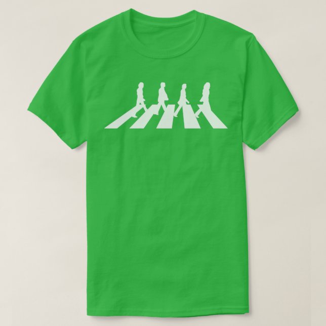 Minimalistisk abbey Road T Shirt (Design framsida)
