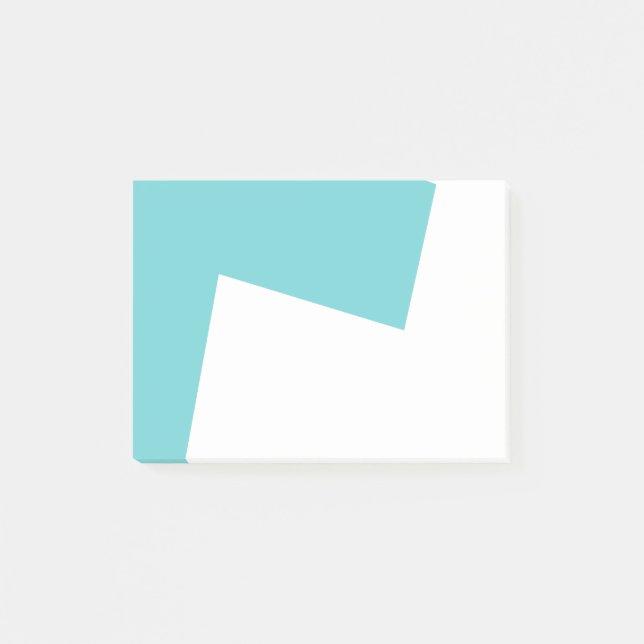 Minimalistisk abstrakt Art Post-it Block (Framsida)