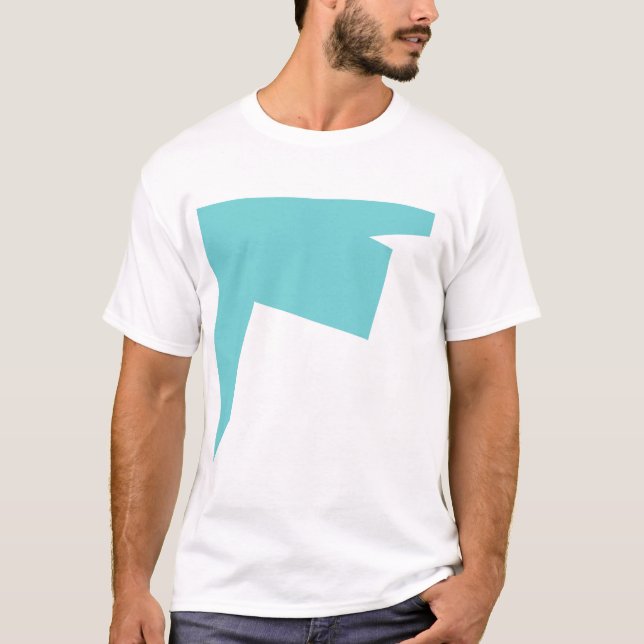 Minimalistisk abstrakt Art T Shirt (Framsida)