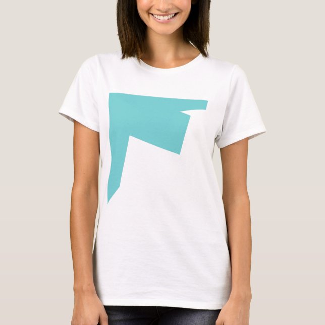 Minimalistisk abstrakt Art T Shirt (Framsida)