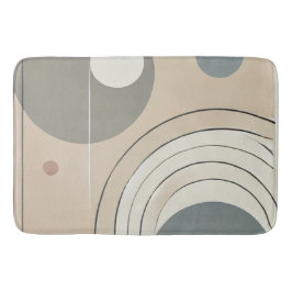 Minimalistisk Abstrakt Bath Mat Badrumsmatta