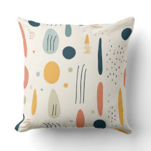 Minimalistisk Abstrakt Boho stil dekorativ kudde