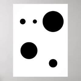 Minimalistisk Abstrakt Circle Art | Modern geometr Poster