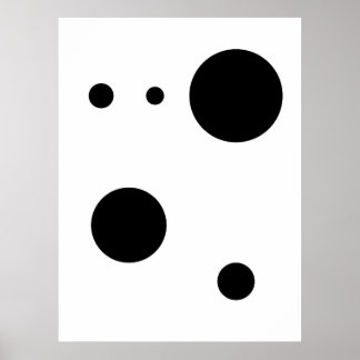 Minimalistisk Abstrakt Circle Art | Modern geometr Poster