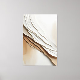 Minimalistisk Abstrakt Flytande Struktur Canvastryck