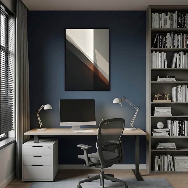 Minimalistisk Abstrakt Geometrisk Rost Poster (Skapare uppladdad)