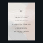 Minimalistisk Abstrakt Konst Rosé 21-årsdag Inbjudningar<br><div class="desc">Minimalistisk Abstrakt Konst Rosé 21-års inbjudan Kan anpassas helt efter dina behov. © Gorjo Designs. Tillverkad för dig via Zazzle-plattformen. // Letar du efter matchande artiklar? Övrig brevpapper från kollektionen finns tillgänglig i ‘samlingsdelen’ av min butik. // Behöver du hjälp med att anpassa din design? Har du andra idéer? Kontakta...</div>