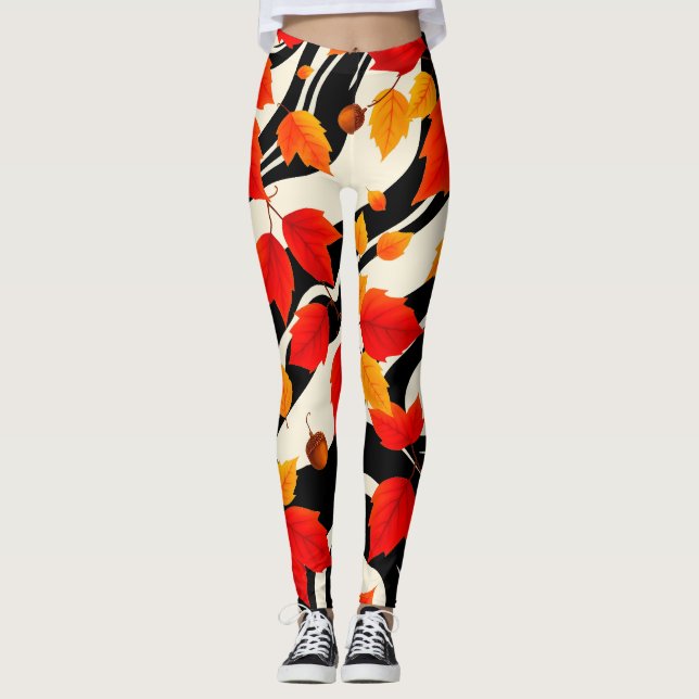 Minimalistisk Abstrakt Leggings (Framsida)