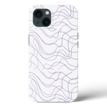 Minimalistisk abstrakt linjefodral för telefon