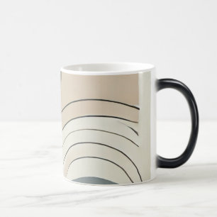 Minimalistisk Abstrakt Morphing Mugg