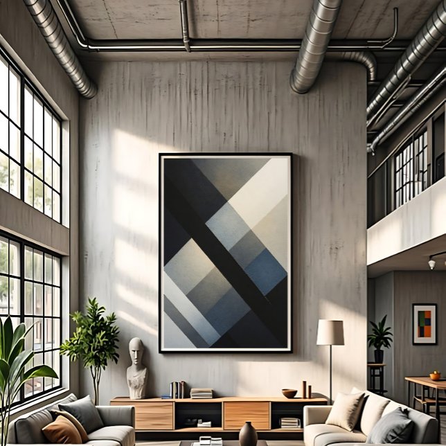 Minimalistisk Abstrakt Neutrala Nyanser Poster (Skapare uppladdad)