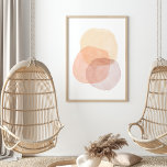 Minimalistisk Abstrakt Pastel Watercolor Shapes Poster<br><div class="desc">Minimalistisk Abstrakt Poster pastellfärgformer för vattenfärger</div>