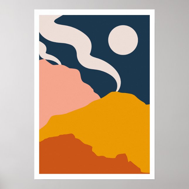 Minimalistisk Abstrakt Poster (Framsidan)