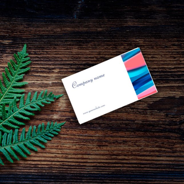 Minimalistisk abstrakt QR-Affärskort Visitkort (Skapare uppladdad)