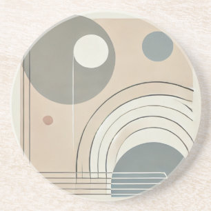 Minimalistisk Abstrakt Sandstone Underlägg