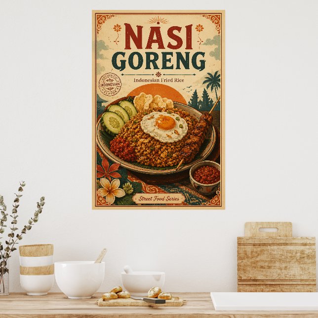 Minimalistisk Abstrakt Väggkonstaffisch Poster (Kök)