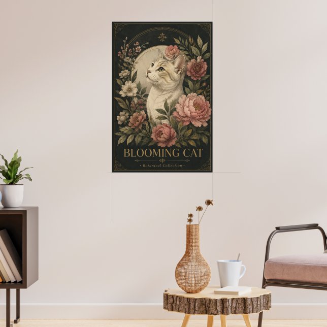 Minimalistisk Abstrakt Väggkonstaffisch Poster (Vardagsrum 3)