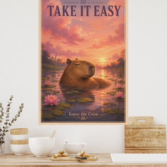 Minimalistisk Abstrakt Väggkonstaffisch Poster (Kök)