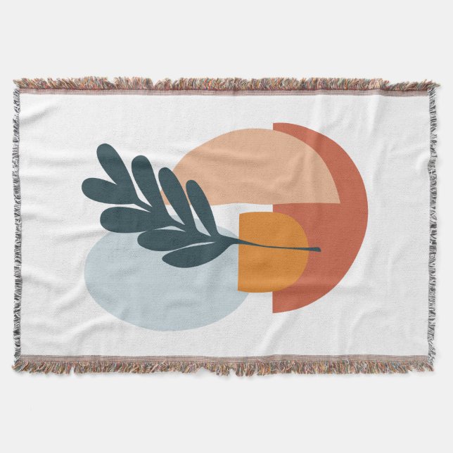 Minimalistisk Abstrakt Wall Art Filt (Framsidan)