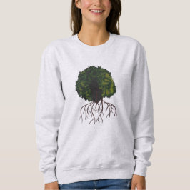 Minimalistisk Afro Hair Brown Woman Collage Artwor T Shirt