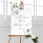 Minimalistisk akvarell Eukalyptus Bar Mitzvah Poster<br><div class="desc">Skicka tack med denna anpassningsbara grönskande bar mitzvah välkomstskylt. Den har akvarellillustrationer av dammiga gröna eukalyptusblad och ett fantasifullt typsnitt. Anpassa genom att lägga till dina detaljer. Denna eukalyptus bar mitzvah välkomstskylt är perfekt för alla teman eller säsonger.</div>