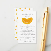 Minimalistisk akvarell orange babyshower
