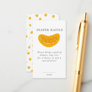 Minimalistisk akvarell orange boho babyfirande tilläggskort