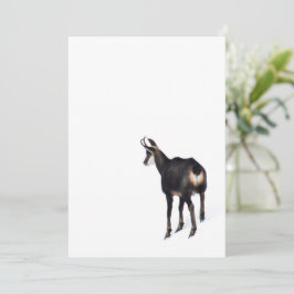 Minimalistisk alpin gems bergget på snö inbjudningar