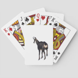 Minimalistisk alpin gems på snö casinokort