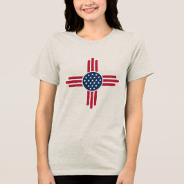 Minimalistisk amerikansk Zia-symbol – Ren modern U T Shirt